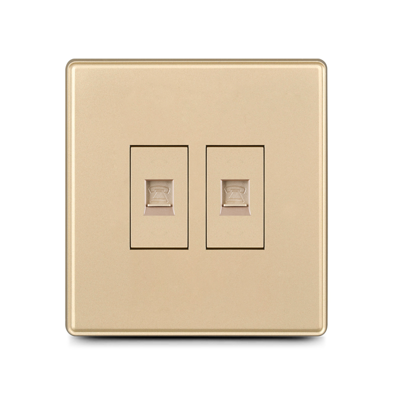 double TEL socket